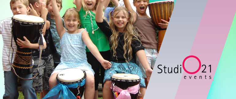 Drumming for kids events in Dubai, Abu Dhabi & Sharjah, UAE.