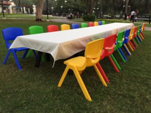 multicolor kids plastic chairs