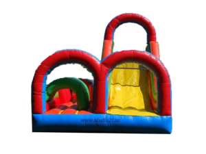 Combo Red Slide-Obstacle with arches
