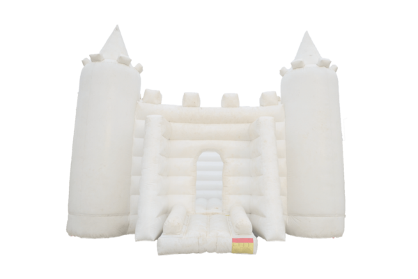 white bouncy castle