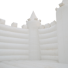 white bouncy castle inner view