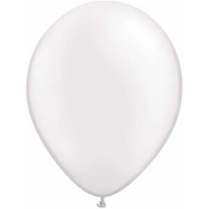 Pearl White Latex Balloon