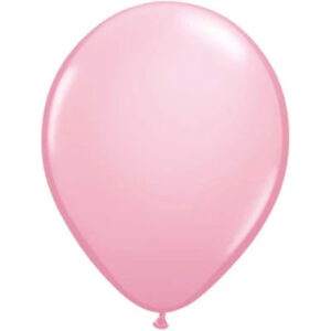 pink latex balloon