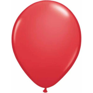 red latex balloon