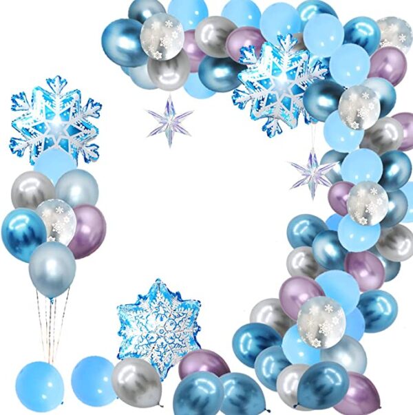 FROZEN Christmas Balloon Arch