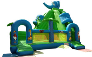 Blue Elephant Bouncy and Slide