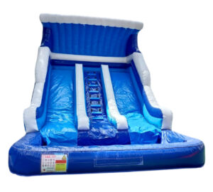 Blue Wave Double Water Slide