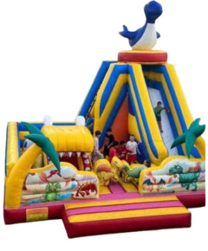 Dinosaur Bouncy Combo and Slide