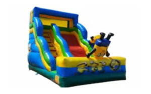 Flipped Minion Big Bouncy Slide