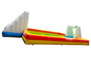 Slippery Football Field Multicolor Bouncy