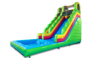 Tri Color Water Fun Water Slide