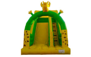 Yellow Giraffe High Slide Bouncy