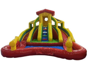 Yellow Gun Red Slide and Pool