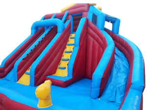 Yellow Guns Water Slide for rent in Sharjah